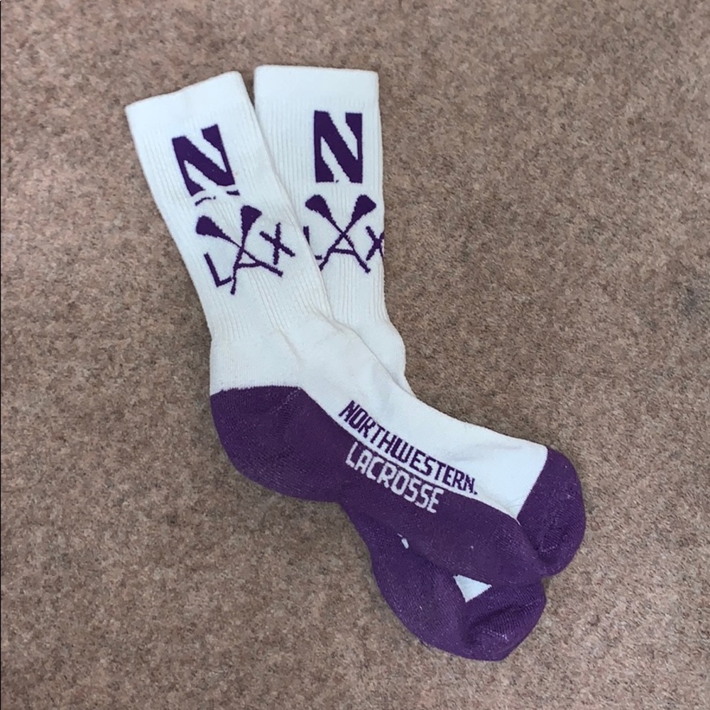 Northwestern Lacrosse socks